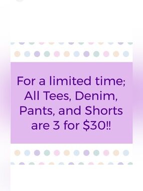 ⭐️ Applies to PJ’s too!! See below 👇🏻 for details ⭐️🩷💜